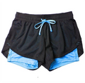 Schnelltrocknende Trainingsshorts für Fitness, Laufen & Strand Blau