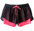 Schnelltrocknende Trainingsshorts für Fitness, Laufen & Strand rosa