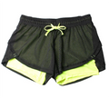 Schnelltrocknende Trainingsshorts für Fitness, Laufen & Strand Gelb